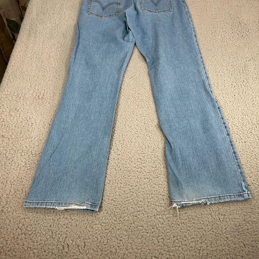 Levis Classic Relaxed Boot Cut Jeans‎ Y2K Light Wash Blue Size 10MIS L=M